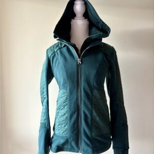 Lululemon Fleecy Keen Jacket III Dark Fuel | Size 6